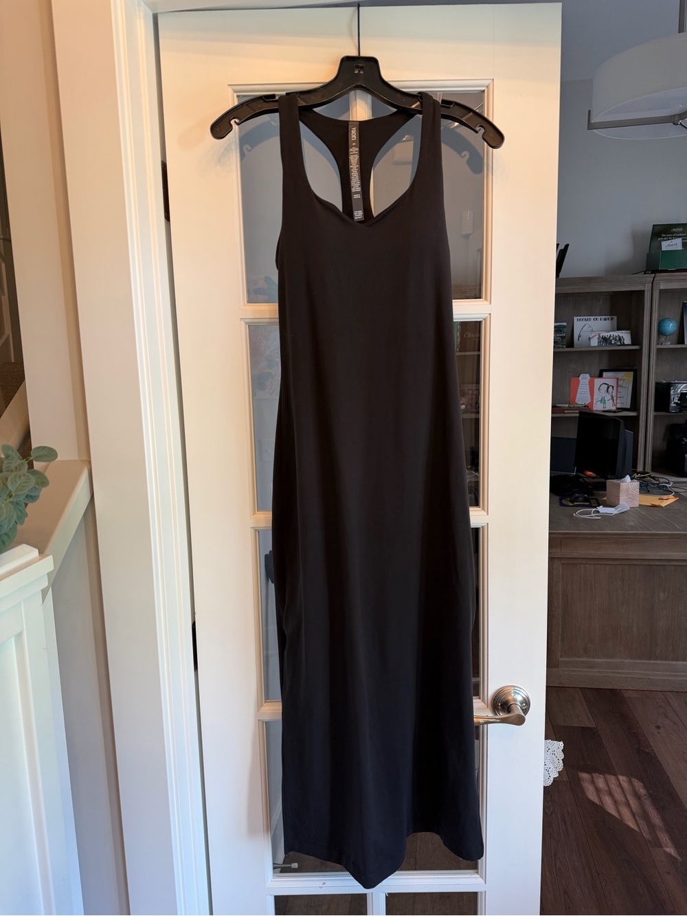 Vuori halo racer back maxi dress